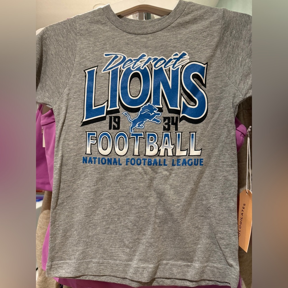 Detroit Lions Kids Gray T-Shirt